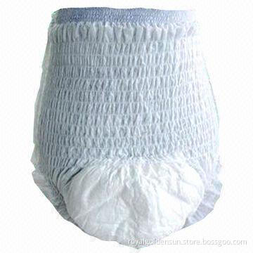 Disposable adult pull-up diapers